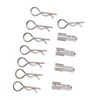4Pcs RC Body Post Mount Stable High Strength Silver Rugged