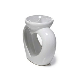 mtb more energy Aroma Lamp "Love" - Scented Light Tea Light Holder Heart - White - Height 14 cm - Decorative Style Home Living