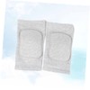 Baluue 2pcs Fitness Training Knee Support Pads Grey Sponge Knee