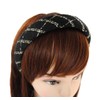 axy Wide Headband with Tweed Fabric Padded - Beautiful Women's