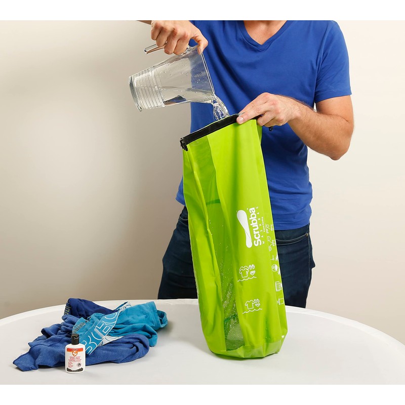 Scrubba Portable Wash Bag (Manufacturer Discontinued Model) - Green, 145