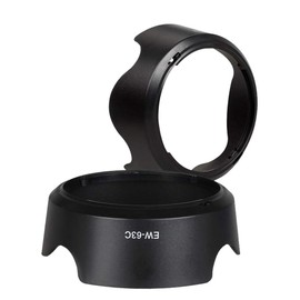 EW-63C Lens Hood & 58mm Lens Cap Compatible for Canon EF-S 18-55mm f/3.5-5.6, RF 24-50mm f/4.5-6.3 Lens on T8i T7i 90D R8 Camera (1+1 Pack)
