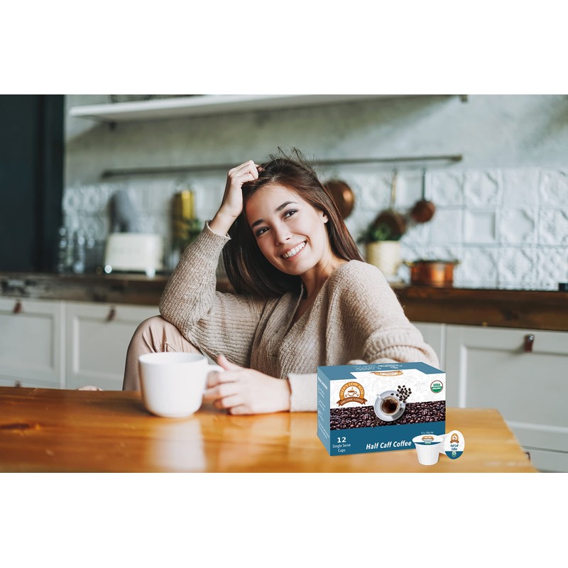 Alex's Low Acid Organic Coffee K-Cups (12 Servings) - Half