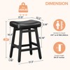 Raynesys Counter Height Bar Stools Set of 2, 24 Inch