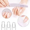 8PCS Professional Nail Files Double Sided Emery Board 100/180 Grit