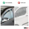 OMAC Window Visor Vent Rain Guard Deflector for Volvo S60