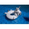 Swimline Inflatable Goat Swim Ring, Grey,56"/46"/16"-44"
