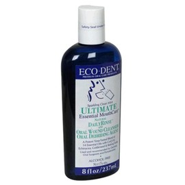 Eco Dent Daily Rinse Ultimate Essential Mouth Care Mint 8 oz PK-1 w/Free Ship