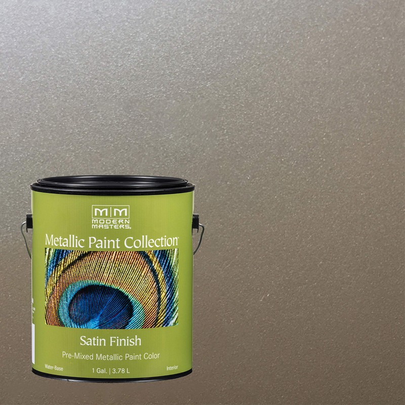 1 gal Modern Masters ME708 Nickel Metallic Paint Collection, Satin