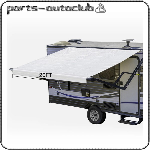 Parts-AutoClub ?RV Awning Fabric 19.1 Ft Replacement | Heavy Duty