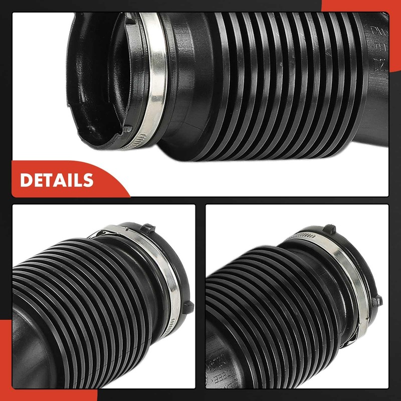 A-Premium Engine Air Cleaner Intake Hose Tube W/Clamps Compatible with