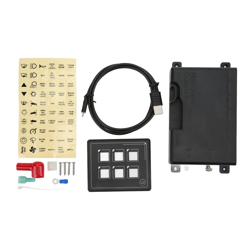6P Switch Panel Bluetooth APP Control IP66 Waterproof Backlight M4