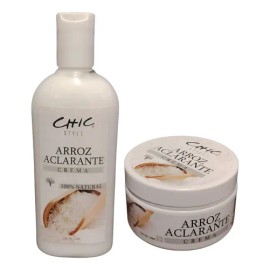 Combo Crema Facial + Crema Corporal Aclarante De Arroz