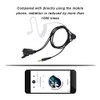 Hilitand Auriculares Con Cable PTT, Portátiles Con Micrófono y Enchufe