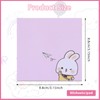 TIESOME Cute Self-Stick Note Pads, 4 Pack 320Sheets Kawaii Animal