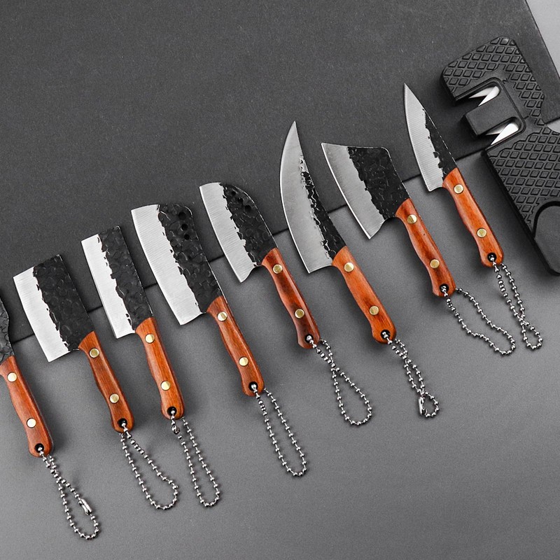 Ruksifg Mini Kitchen Knife Set Tiny EDC Knife for Package