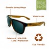 TRIBAL EARTH Wood Sunglasses Polarised for Men and Women with
