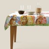 Worltoldb Easter Tablecloth Polyester Rabbit Table Cloth Washable Rectangle Table