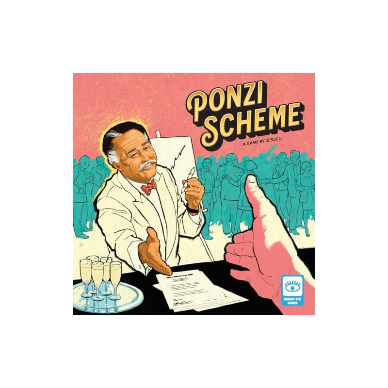 Bright Eye Games Ponzi Scheme Board Game in English for