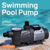 VIDAPOOL In/Above Ground Pool Pump, Self Primming High Flow (Single