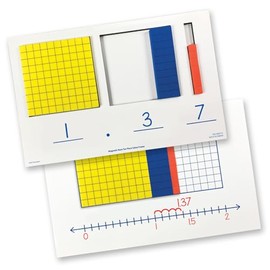 EAI Education Magnetic Base Ten Place Value Frame - Set of 2
