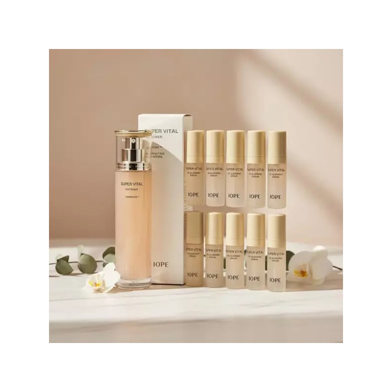 IOPE NEW 아이오페 슈퍼바이탈 스킨 소프너150ml+소프너/에멀젼/크림/세럼/에센스 추가증 정 구성선택 NEW