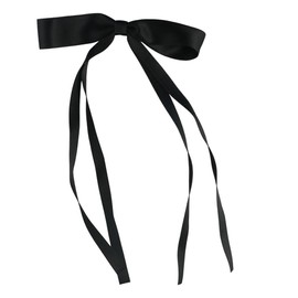 4Pcs Cute Bow Hair Clips,Sweet Tassel Ribbon Bowknot Hairpins with Long Tail Balletcore Duckbill Clips Long Hair Accessories Barrettes for Women Girls