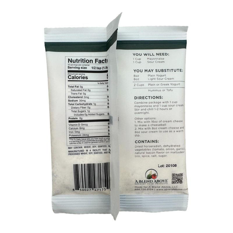 A Blend Above Tomato Basil Italiano Dip Mix, 1 oz,