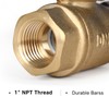 1" Motorized Ball Valve, Brass Ball Valve, Standard Port, 9-24V