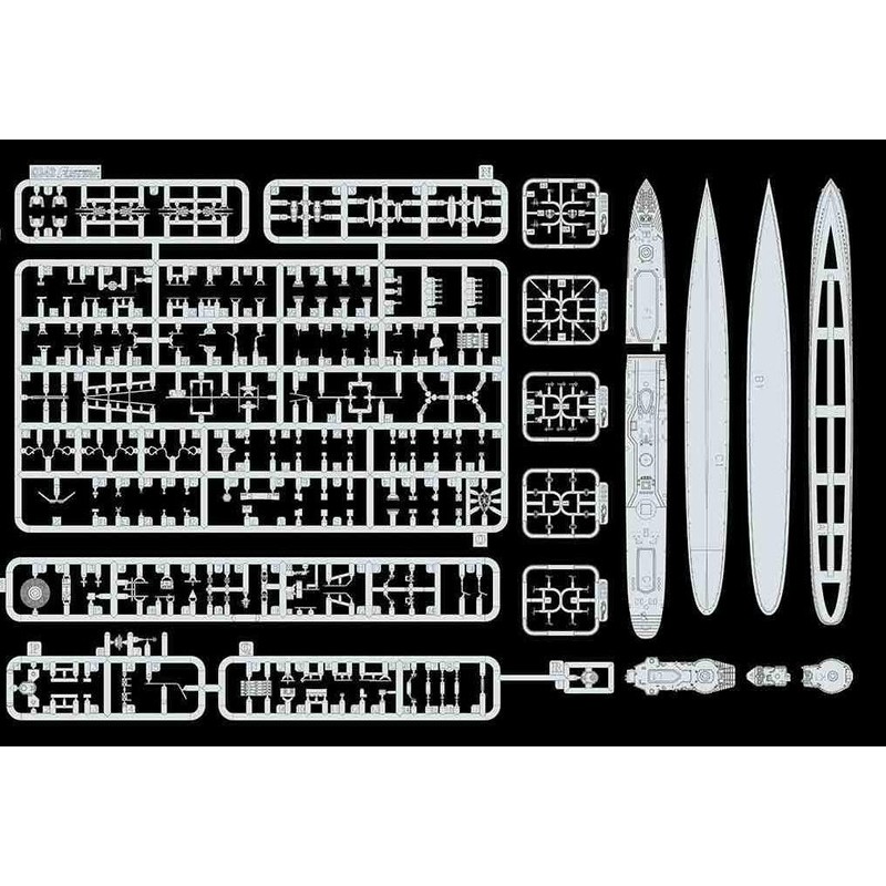 Flyhawk Model FLYFH1120 1/700 Atlantic Marine Combat Set, 1 Plastic