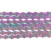 Dilwe Colourful Bicycle Chain, Manganese Steel 10-Way Rainbow Chain with
