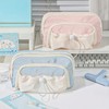 FINPAC Pencil Case, 5-Layer Large Capacity Pen Case with Drawstring,
