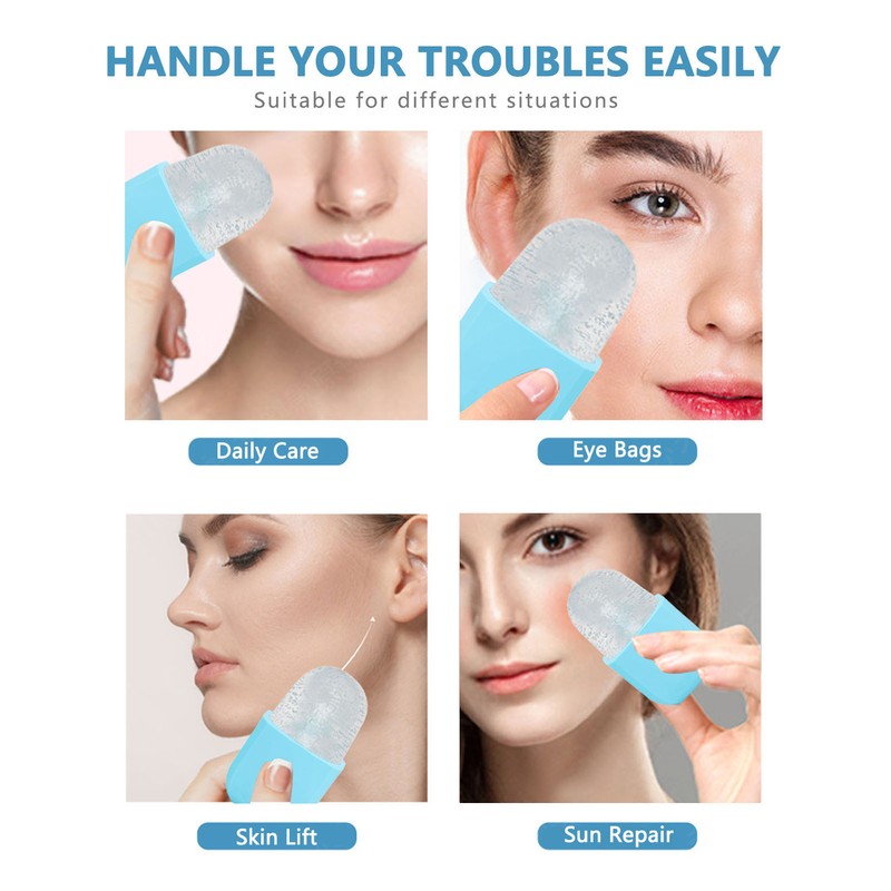 Silicone Ice Face Roller Prevent Wrinkles Brightening Facial Beauty Ice