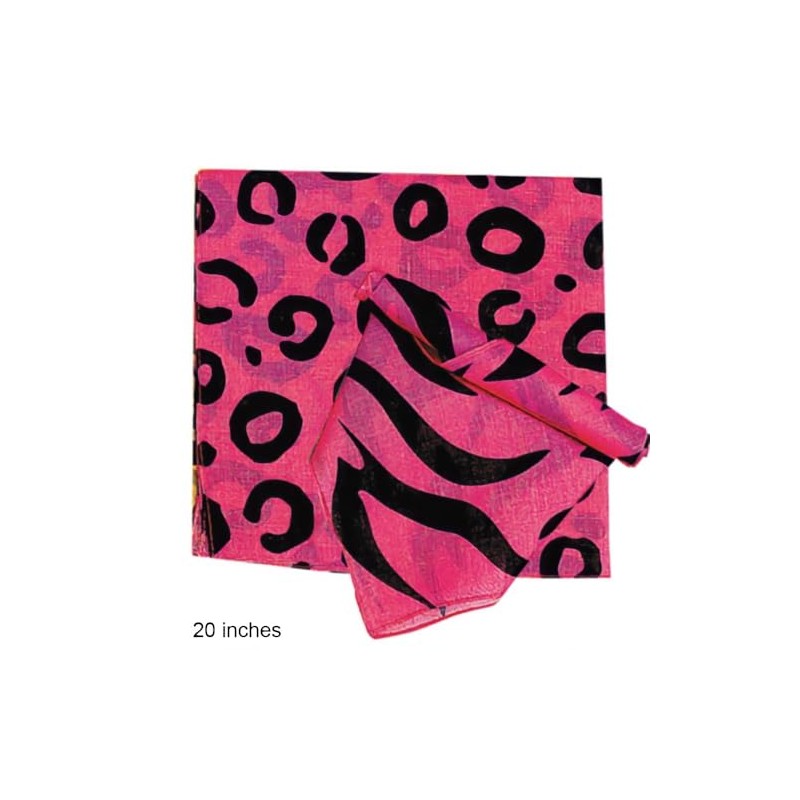 Fun Express Unisex-Adult Bandanas - Versatile Multi-Color Cotton Fabric Accessories