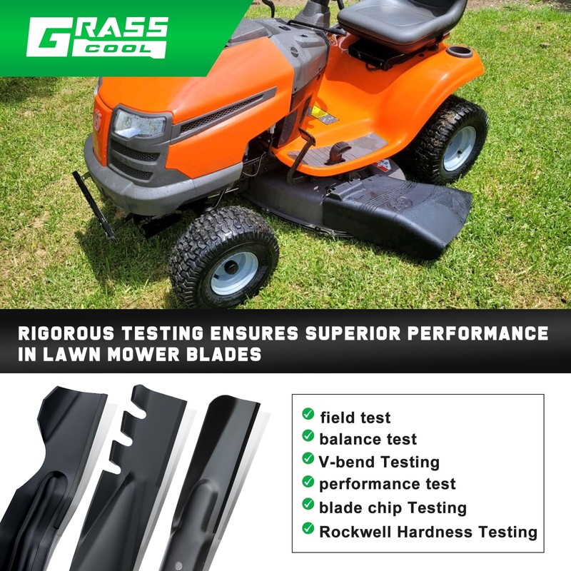 Z248F 532180054 Blades for Husqvarna 48 inch Deck Mower YTH2348