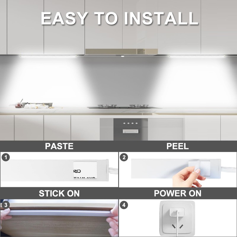 Daymeet Under Cabinet Lights, Bright Ultra Thin 12 Inch LED