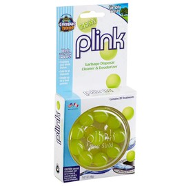 COMPAC HOME Plink Garbage Disposal Cleaner & Deodorizer Infuses and Freshens Your Entire Kitchen Waste Disposal Cleaner Simply Fresh Scent, Value Pack 20 Count