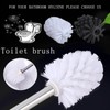 Replacement Toilet Bowl Brush Head,Toilet Brush Head Replacement with Stiff