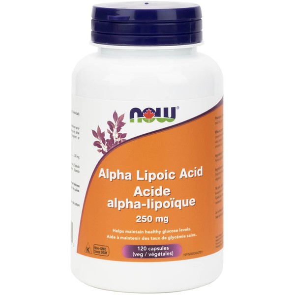 NOW Alpha Lipoic Acid, 250mg, 120 Capsules