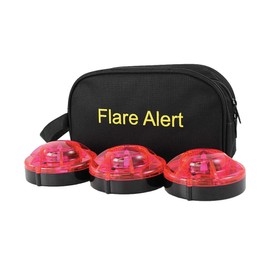 LED Road Flare Kit, 1 Watt, Red