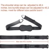 runrayay Black Paddleboard Carry Strap, Adjustable Heavy Duty Shoulder Strap