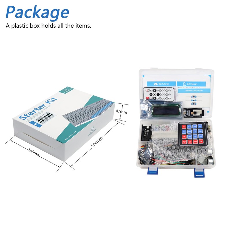 FREENOVE Ultimate Starter Kit for ESP32-WROVER (Included) (Compatible with Arduino
