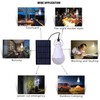 Solar Powered lamp Rechargeable Led Light Bulb for Outdoor Camping