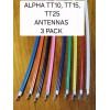 3 GARMIN REPLACEMENT LONG RANGE ANTENNAS FOR ALL ALPHA TT