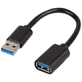 LEAD, USB3.0 A M-F EXTENSION, 0.15M, USB Cables & Assemblies QTY X 1