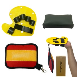 bibahala Stroke Hemiplegia Finger Wrist Arm Straightening Recovery Kit Rehabilitation Stroke Therapy Equipment for Adults Hand Brace Elbow Pad Sandbag Finger Splint