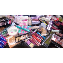 COVERGIRL 5 Piece Name Brand Mixed Makeup Lot: CoverGirl, Maybelline, L'Oreal, Revlon, Etc