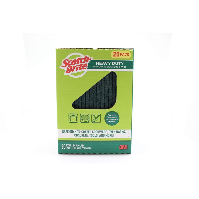 Scotch-Brite Heavy Duty Scour Pads - 20 Count