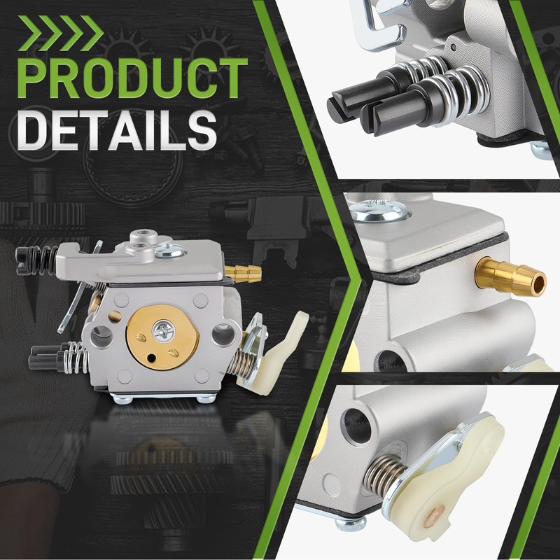 CARBBIA 503281504 Carburetor Tune Up Kit WT-170-1 Compatible with Husqvarna