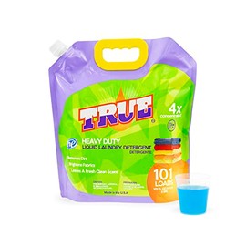 True Laundry Detergent - 101 Fluid Ounces (101 Loads) - Liquid Laundry Detergent- 4x Concentrated - Made in USA & Halal